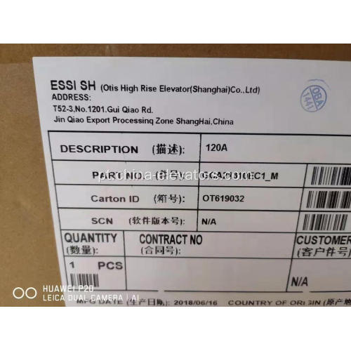 GCA21310EC1_M OVFR02B-412 Inverter para elevadores Otis